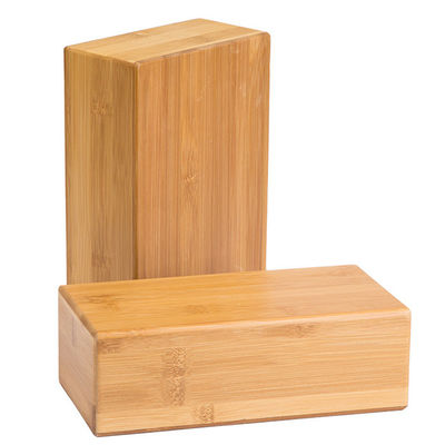 Attrezzatura di legno amichevole Cherry Wooden Yoga Block Organic di stampa su ordinazione di forma fisica di Eco