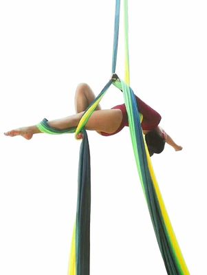Amaca aerea di nylon su misura dell'oscillazione di yoga del paracadute di colore 210T