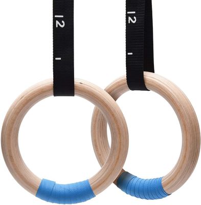 Doppio cerchio all'ingrosso   Fermaglio regolabile di legno 14.76ft della camma degli anelli 1500lbs di ginnastica