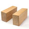 Attrezzatura di legno amichevole Cherry Wooden Yoga Block Organic di stampa su ordinazione di forma fisica di Eco