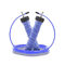 Corda di salto regolabile pesante di rotazione della maniglia di grado 360°, corda di salto di velocità del PVC