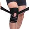 Anti compressione di slittamento che tricotta la cinghia elastica di sostegno del ginocchio del gancio del neoprene