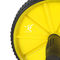 Il rullo unisex della ruota dell'attrezzatura di addestramento di forza ab con 2 ruote configurabili e non slitta le maniglie