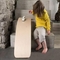 Bordo Curvy dell'attuatore dei bambini di forma fisica di legno multifunzionale di legno naturale su ordinazione di Montessori
