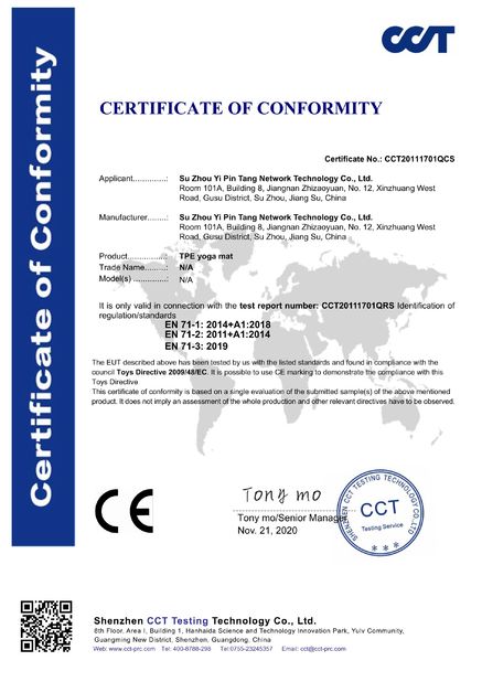 Porcellana Rise Group Co., Ltd Certificazioni